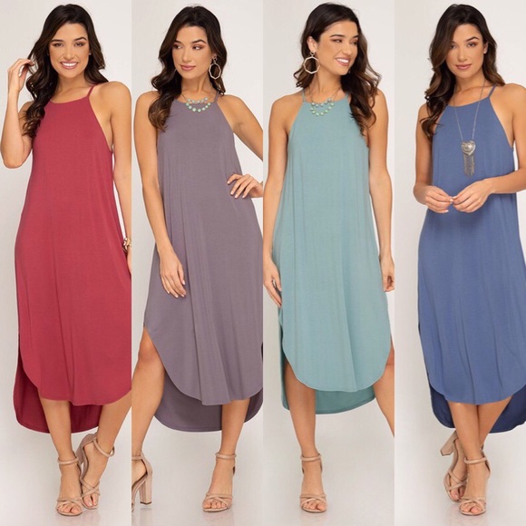 Heather Cami Midi Dress - Misty Mauve - Picture 3 of 3